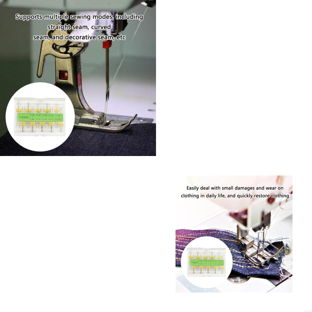 R66A 10Pcs Sewing Machine Need - Twin Needle Stretch のレビューと価格