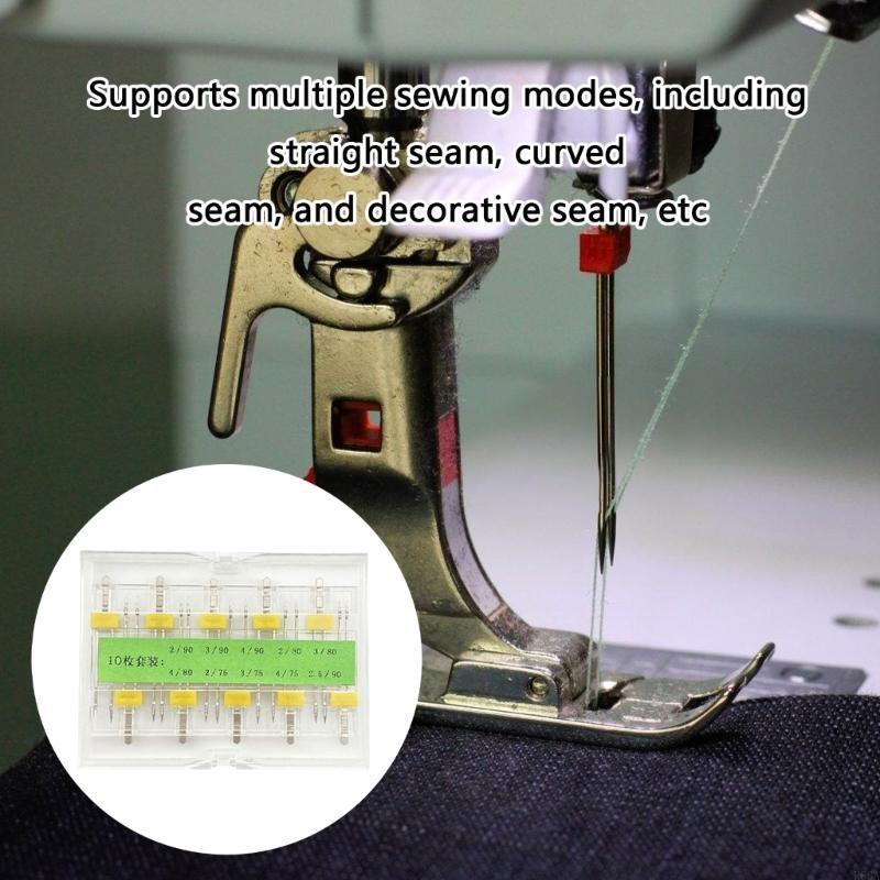 R66A 10Pcs Sewing Machine Need - Twin Needle Stretch のレビューと価格