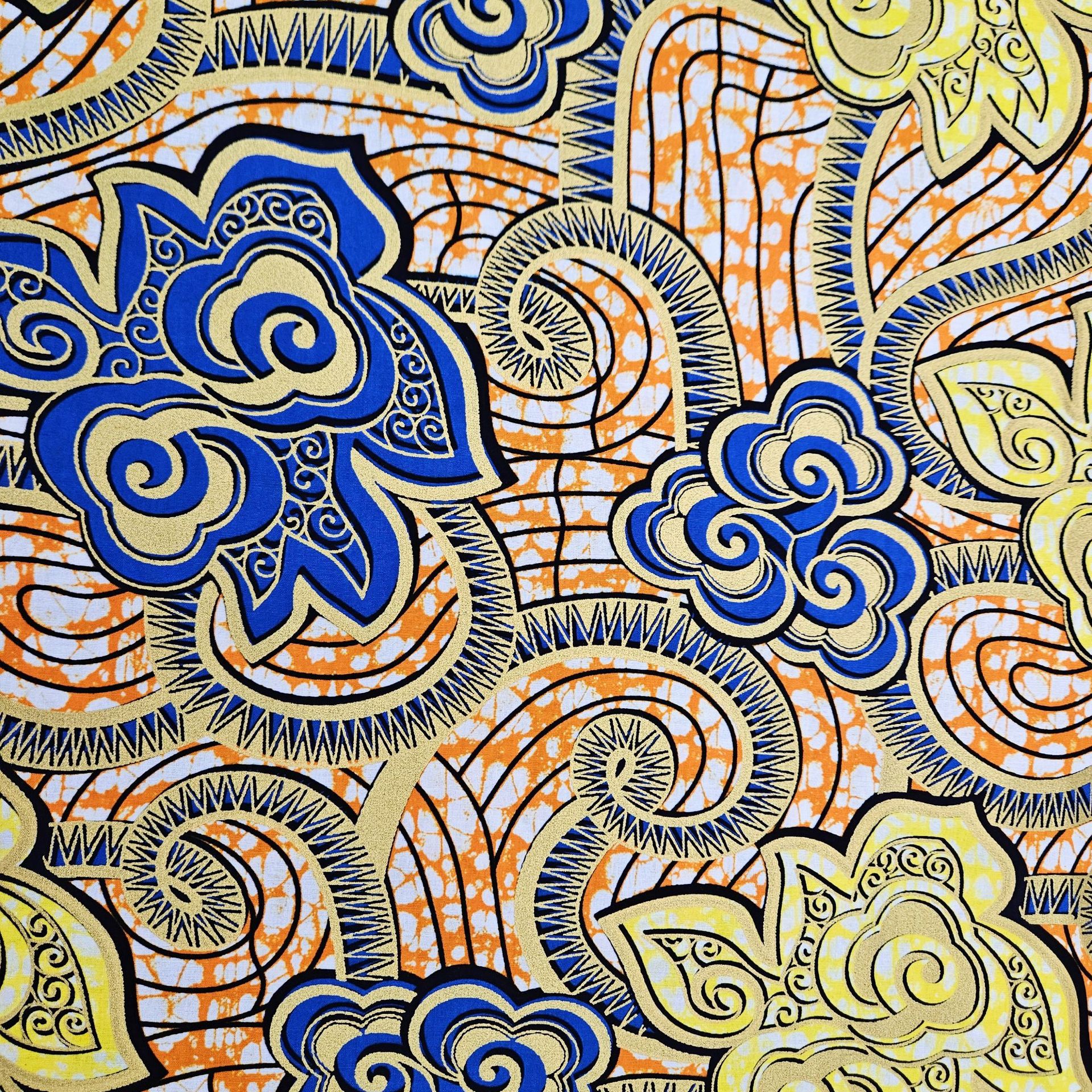 6Yards Long Cotton African Sty - Sewing Batik Fabric のレビューと価格