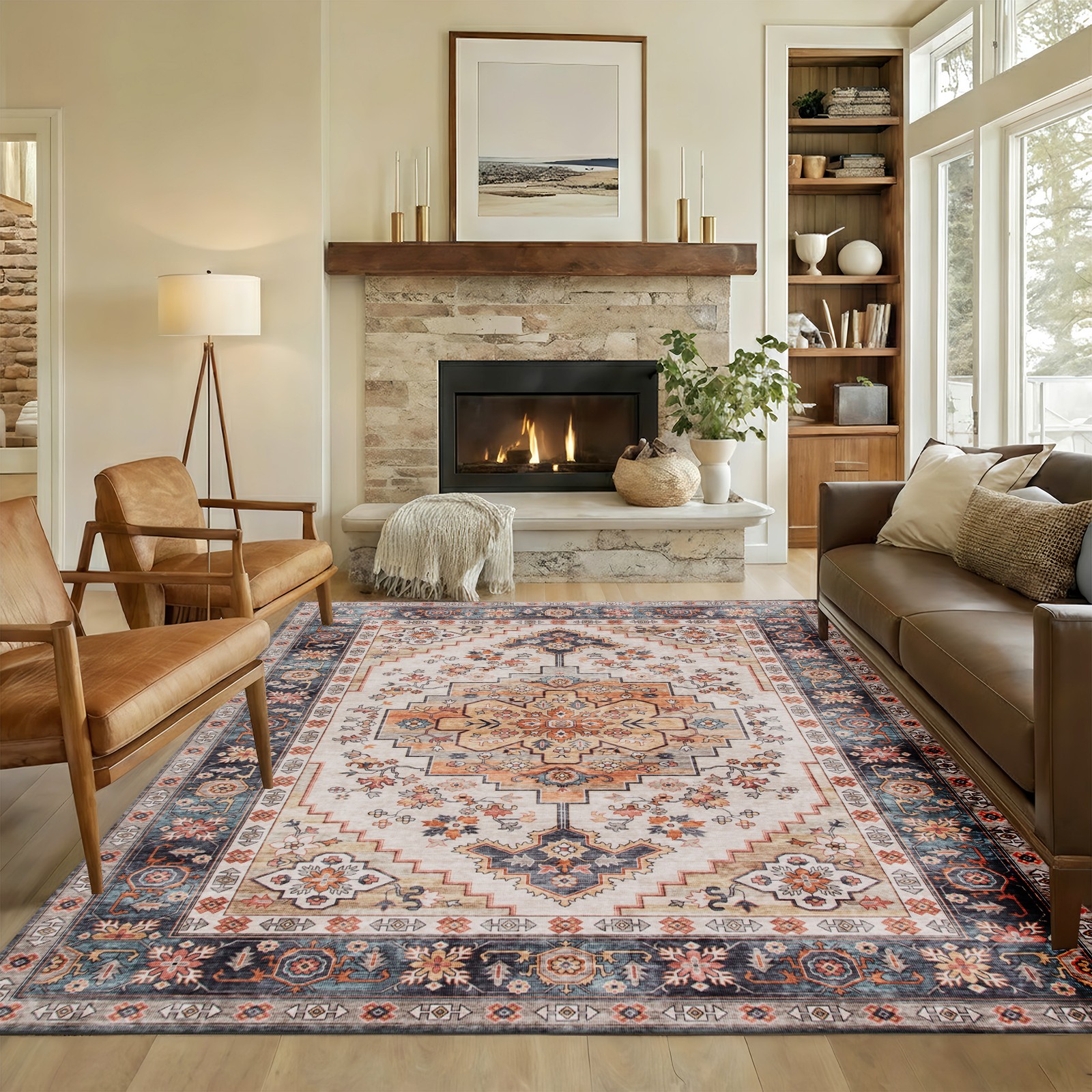 Area Rug 5x7, Machine Washable - Century Textile & Sewing Supply Reviews のレビューと価格