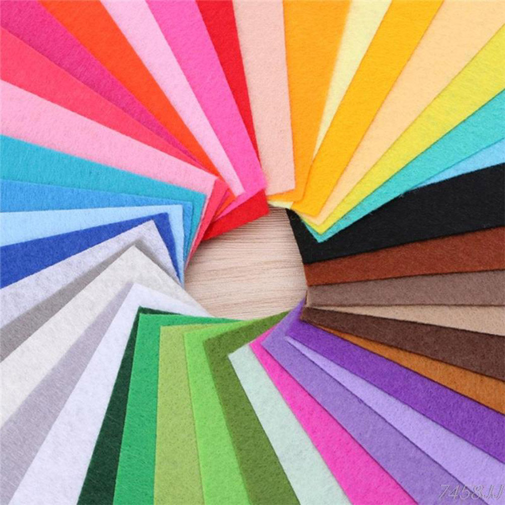 40Pcs Colorful Nonwoven Fabric - Is Sewing Textile Art のレビューと価格
