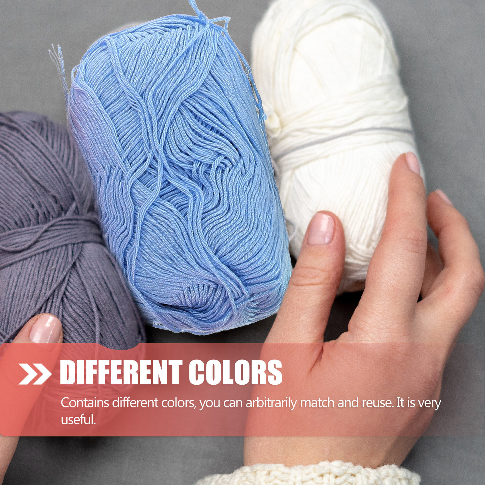 6 Rolls Cotton Yarn Kit for Cr - Sewing Roll のレビューと価格