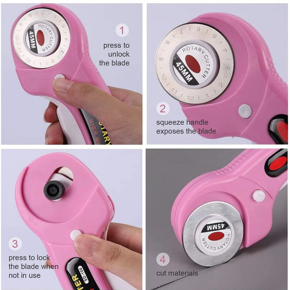 45mm Rotary Cutter Set 5 Blade - Rotary Cutter Fabric のレビューと価格