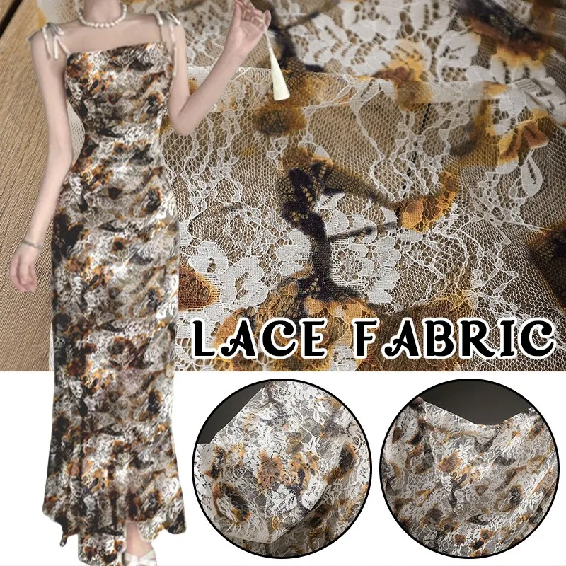 50Cm Retro French Lace Print C - Sewing Batik Fabric のレビューと価格