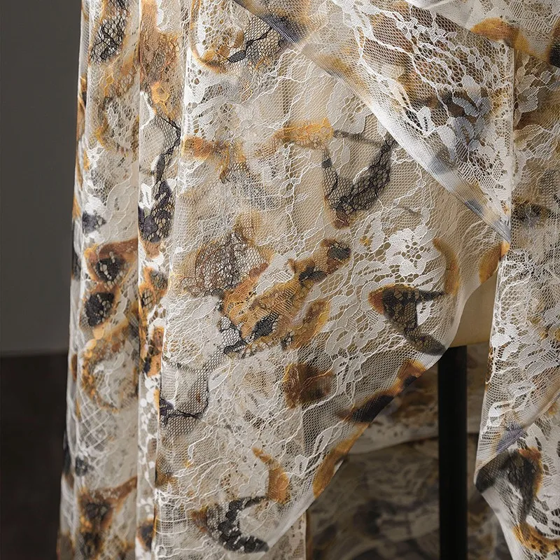 50Cm Retro French Lace Print C - Sewing Batik Fabric のレビューと価格