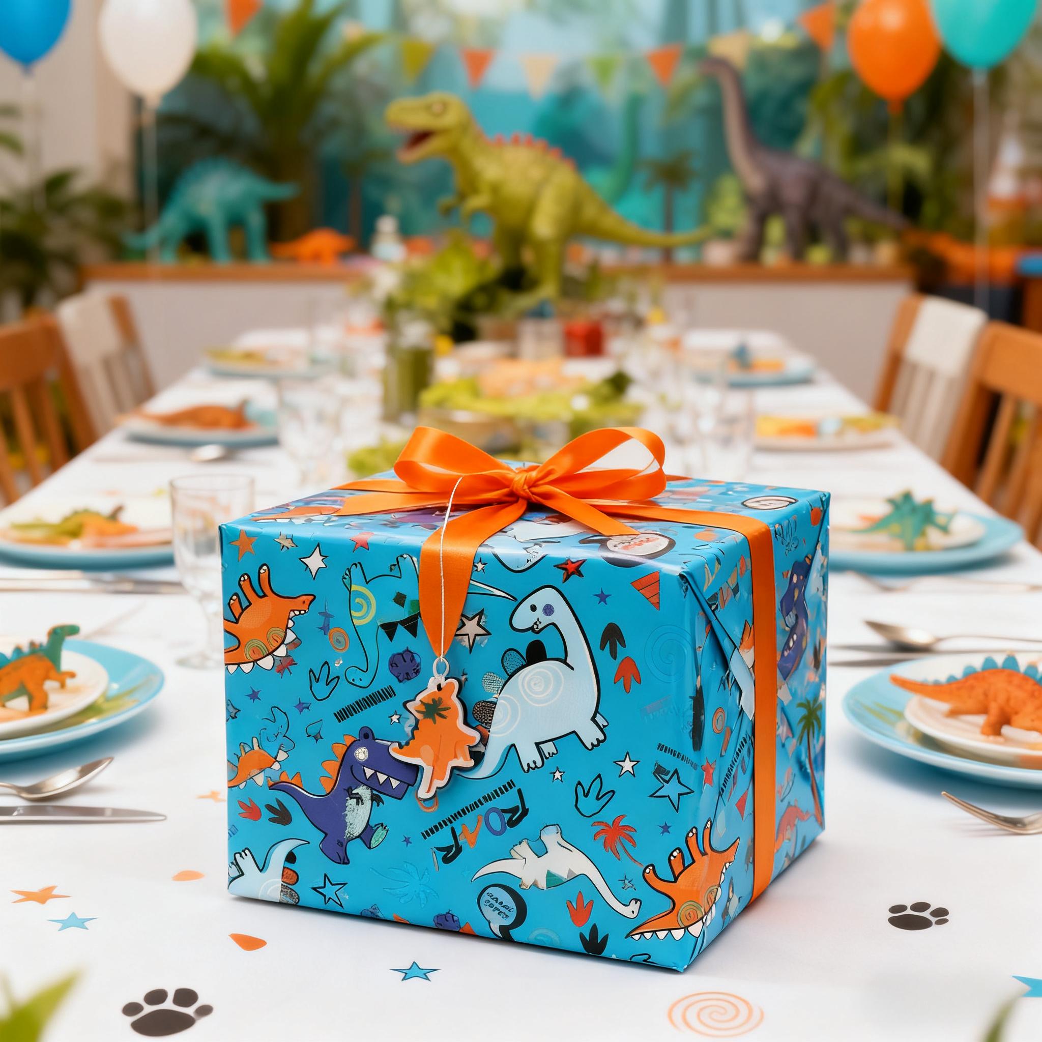 1 Roll Blue Gift Wrapping Pape - Pattern Tissue Paper のレビューと価格