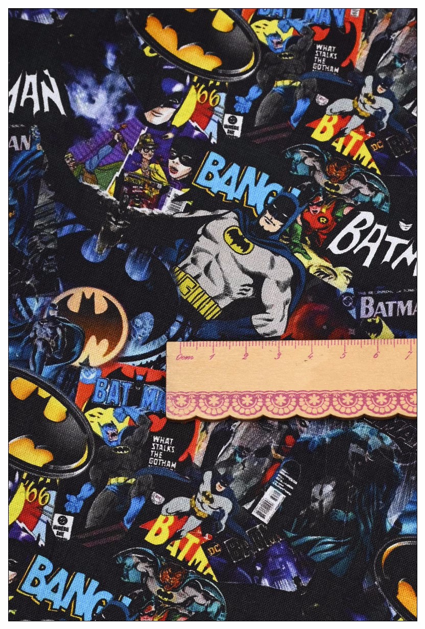 Batman Bandai Anime Design 100 - Textile And Sewing Materials のレビューと価格