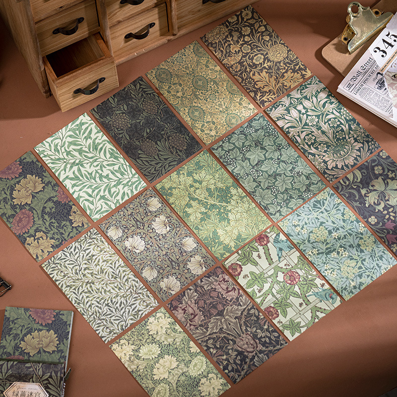 60pcs/boxed Vintage Literature - Pattern Tissue Paper のレビューと価格