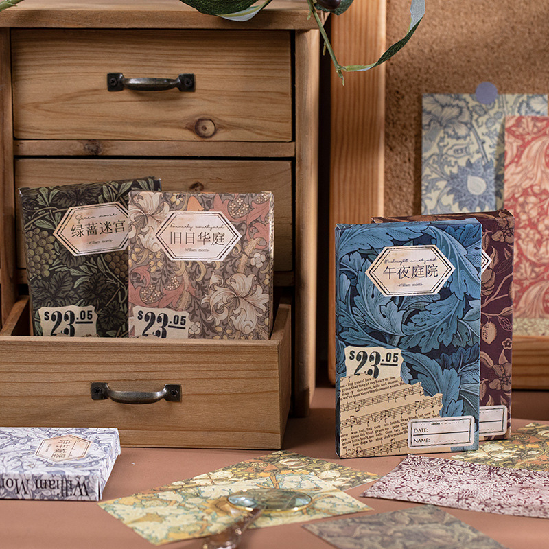60pcs/boxed Vintage Literature - Pattern Tissue Paper のレビューと価格