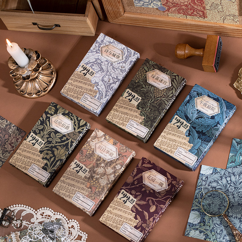 60pcs/boxed Vintage Literature - Pattern Tissue Paper のレビューと価格