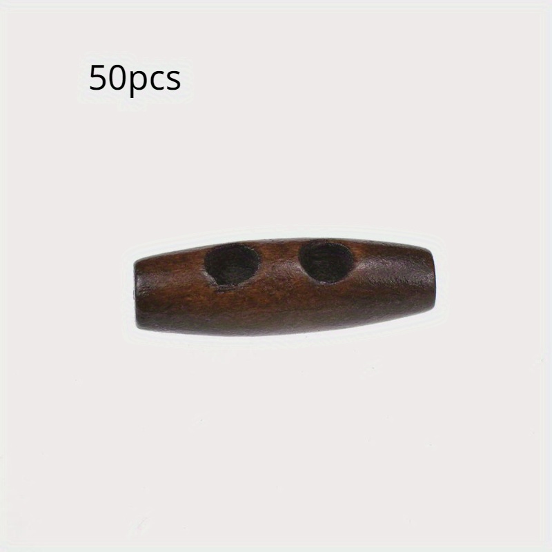 50pcs Recycled Wood Horn Toggl - Sewing Recycling のレビューと価格