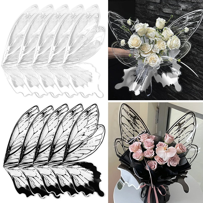 24Pcs Butterfly Wings Shape Fl - Pattern Tissue Paper のレビューと価格