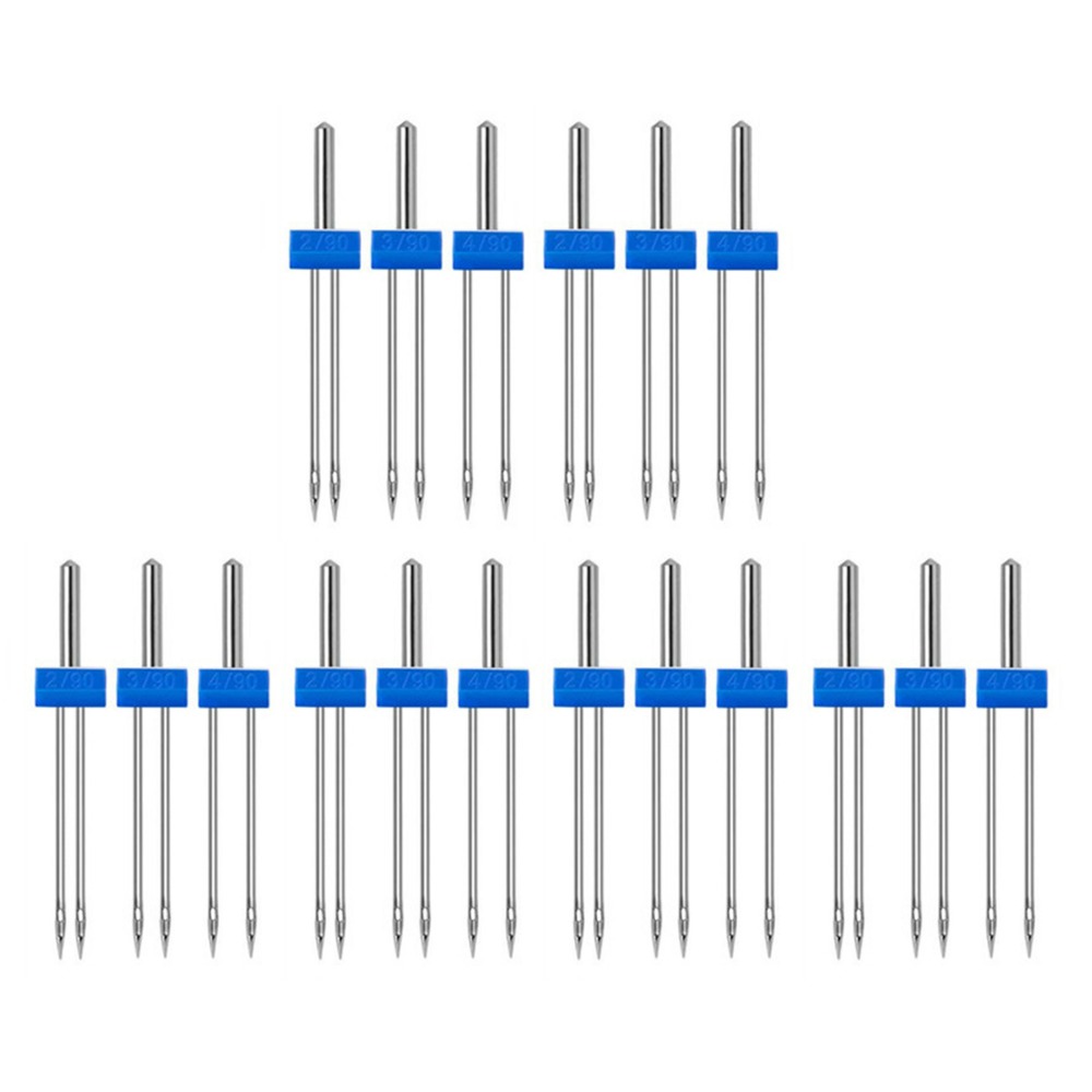 18pcs Stainless Steel Sewing M - Twin Needle Stretch のレビューと価格