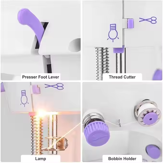 Mini Electric Domestic Home Us - Sewing Machine In Textile Industry のレビューと価格
