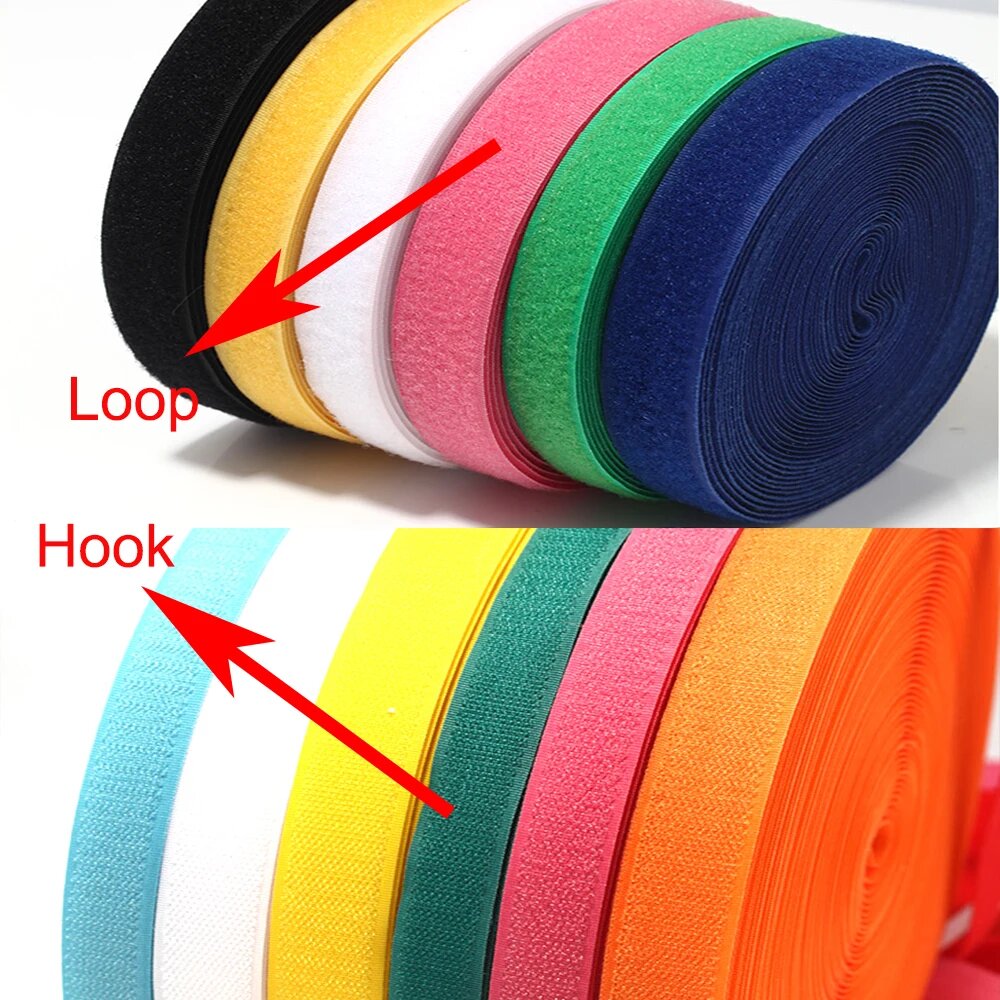 5Meter/Pair Colorful Non-adhes - Velcro Sew On のレビューと価格