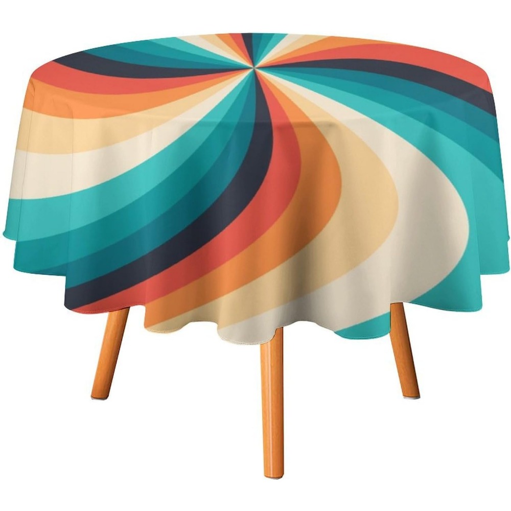 Vintage Groovy Swirl Round Tab - Century Textile & Sewing Supply Reviews のレビューと価格