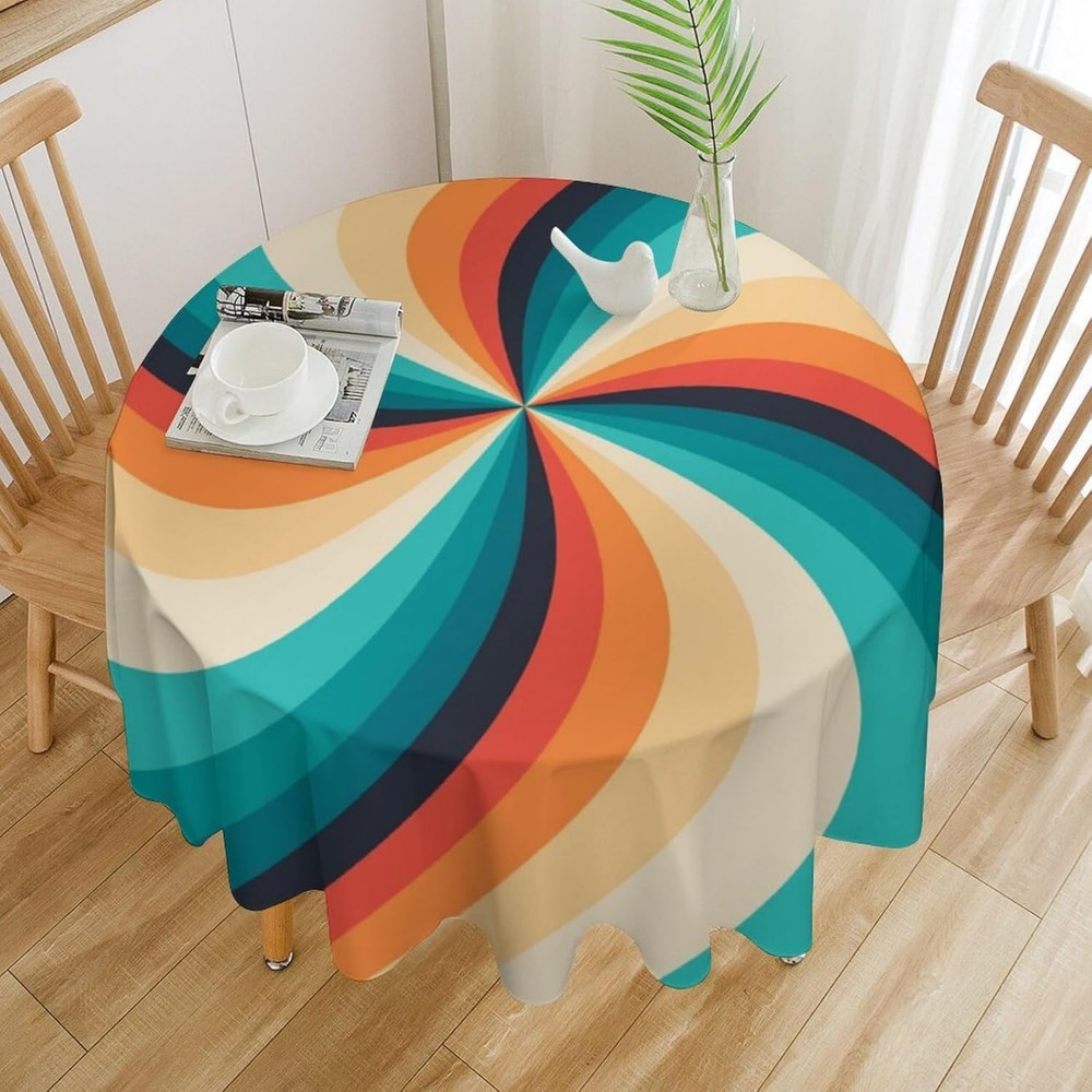 Vintage Groovy Swirl Round Tab - Century Textile & Sewing Supply Reviews のレビューと価格