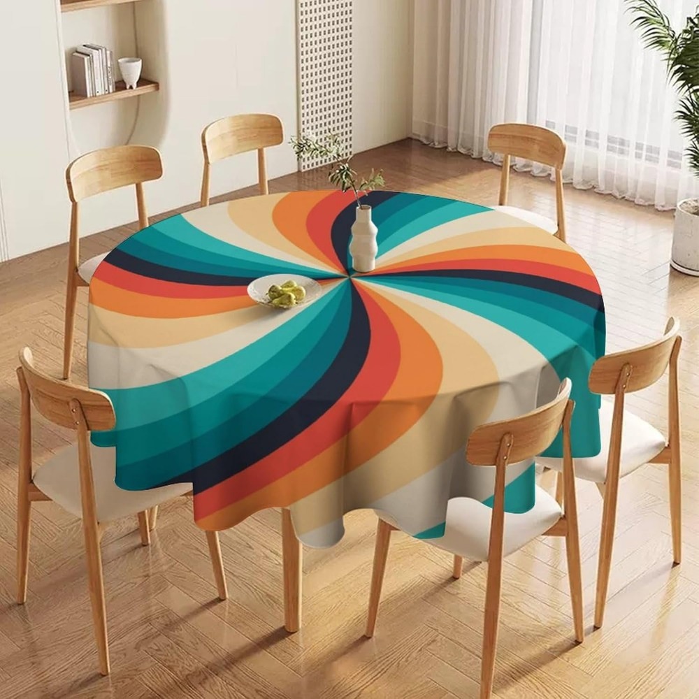 Vintage Groovy Swirl Round Tab - Century Textile & Sewing Supply Reviews のレビューと価格