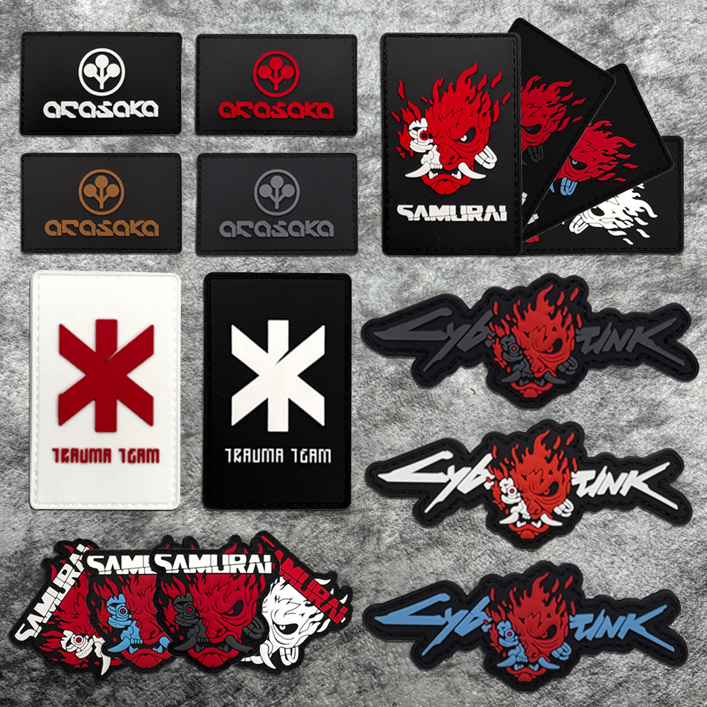 A Cyberpunk Pattern Pvc Patch, - Velcro Sew On のレビューと価格