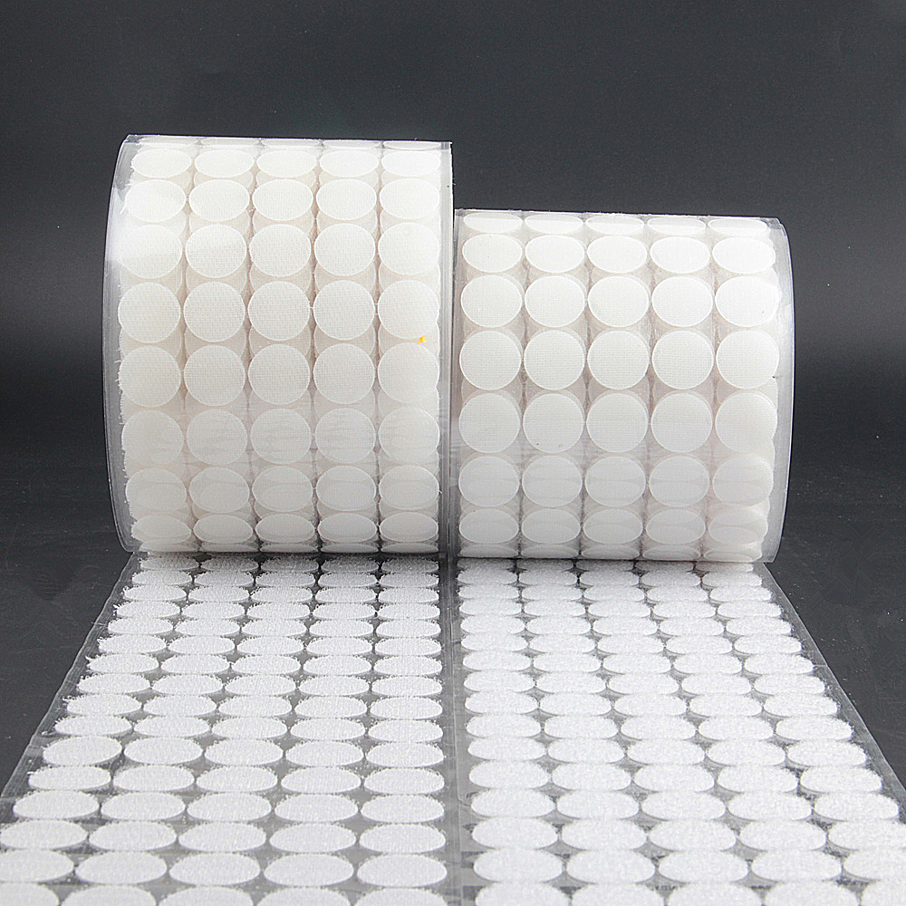 1000pair 10/15/20mm White Dot  - Velcro Sew On のレビューと価格