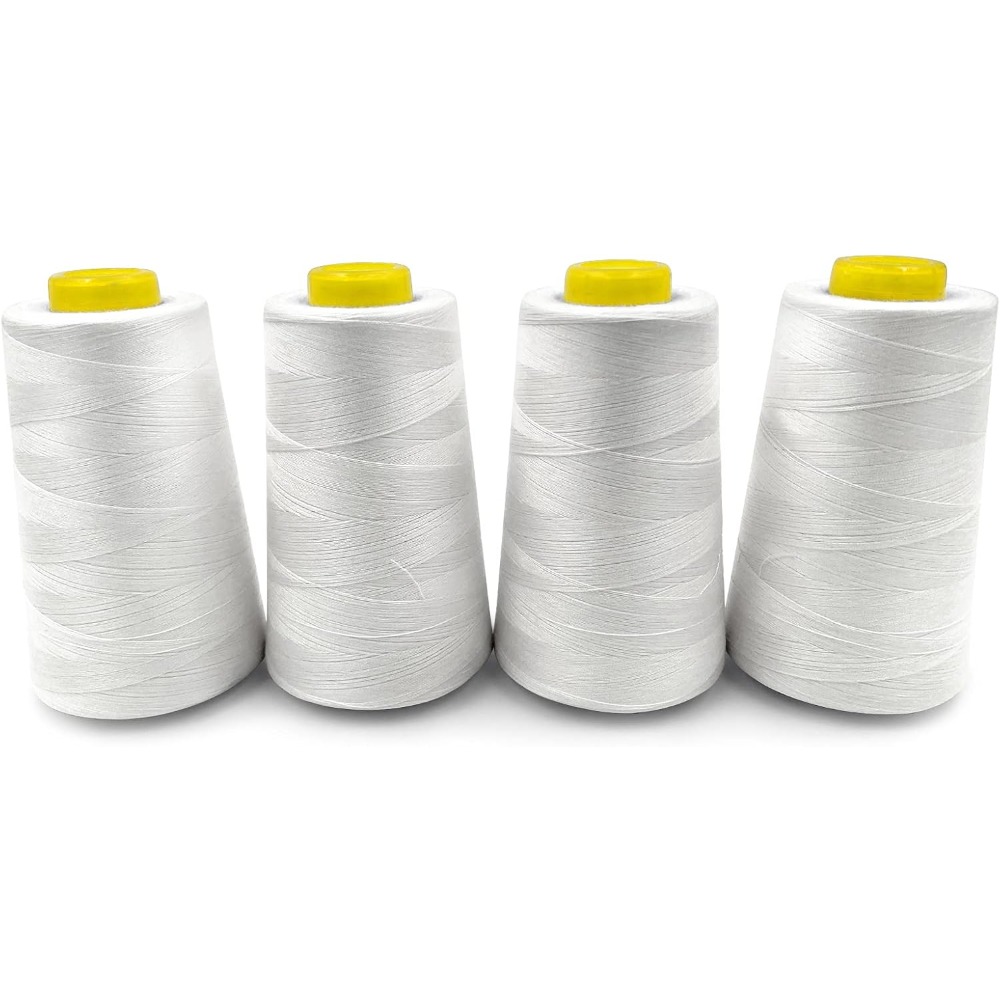 4 Cones of 3000 Yards Each Spo - Serger Thread Cone のレビューと価格