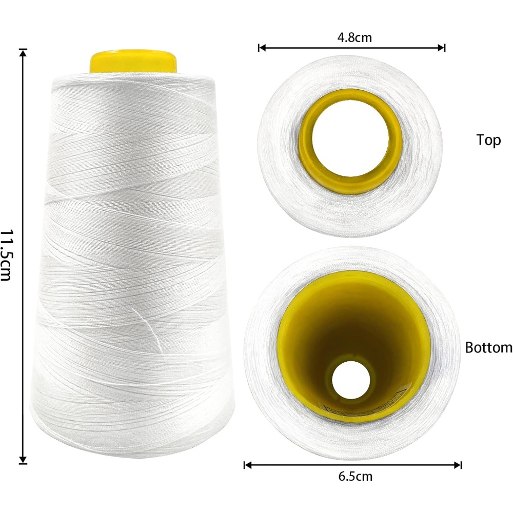 4 Cones of 3000 Yards Each Spo - Serger Thread Cone のレビューと価格