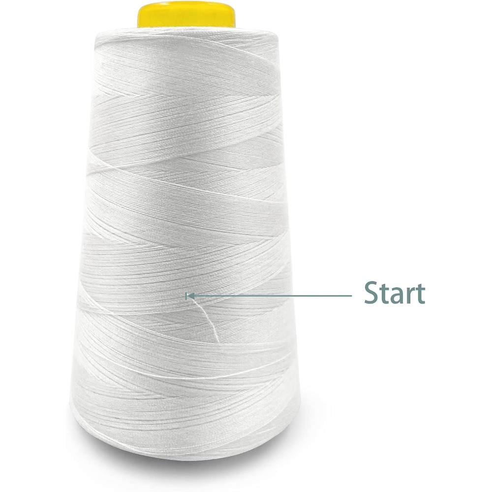 4 Cones of 3000 Yards Each Spo - Serger Thread Cone のレビューと価格
