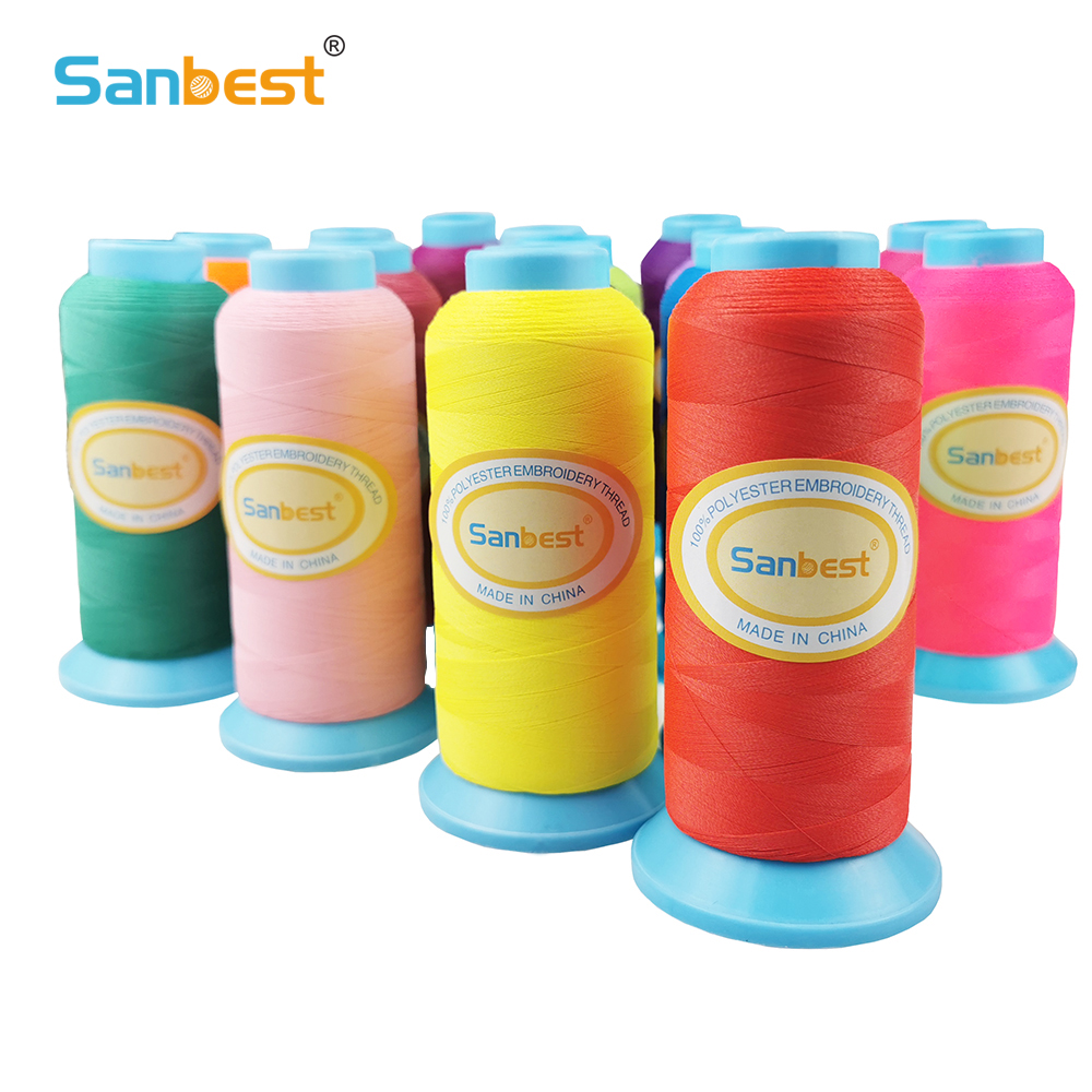 Sanbest Matt Embroidery Thread - Serger Thread Cone のレビューと価格