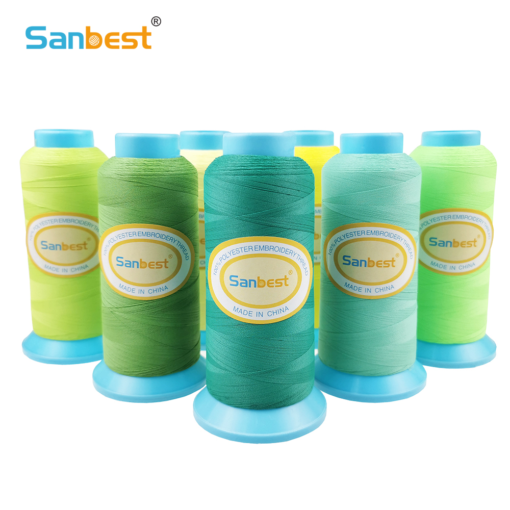 Sanbest Matt Embroidery Thread - Serger Thread Cone のレビューと価格