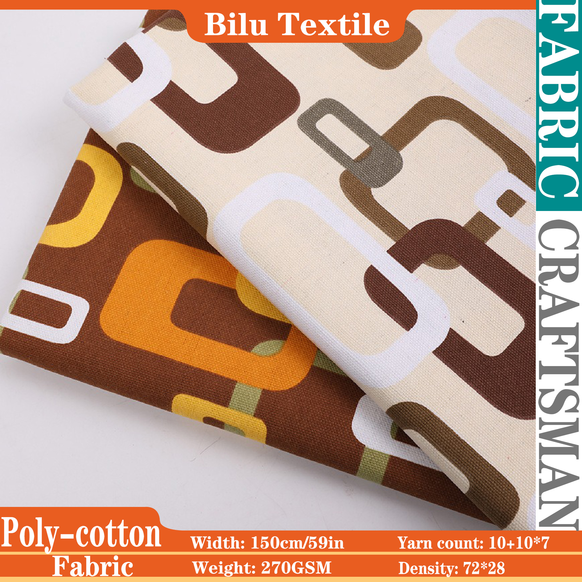Poly-Cotton Canvas Fabric - De - Sewing Textiles のレビューと価格