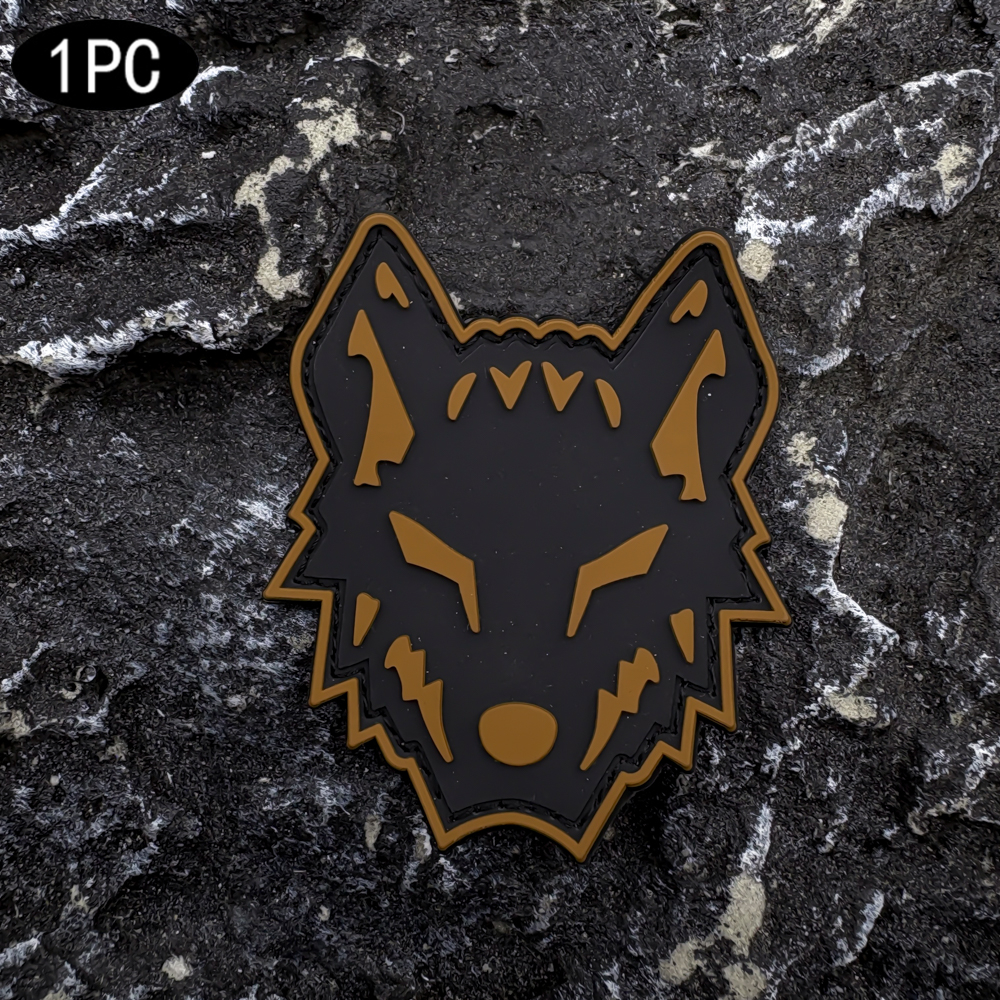 A Wolf Pvc Patch Badge, with a - Velcro Sew On のレビューと価格