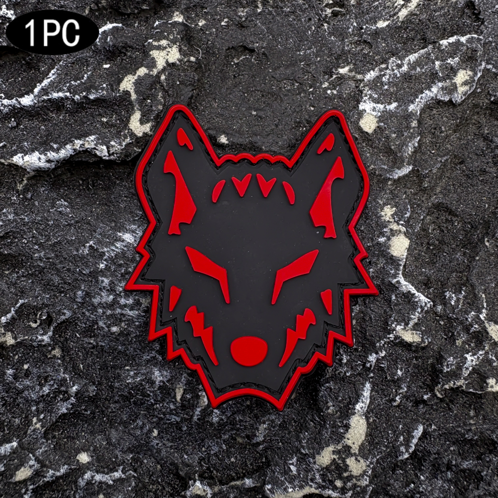 A Wolf Pvc Patch Badge, with a - Velcro Sew On のレビューと価格