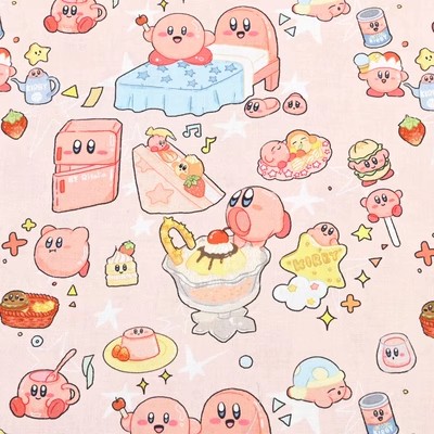 Cartoon Kirby 100 Cotton Fabri - Textile And Sewing Materials のレビューと価格