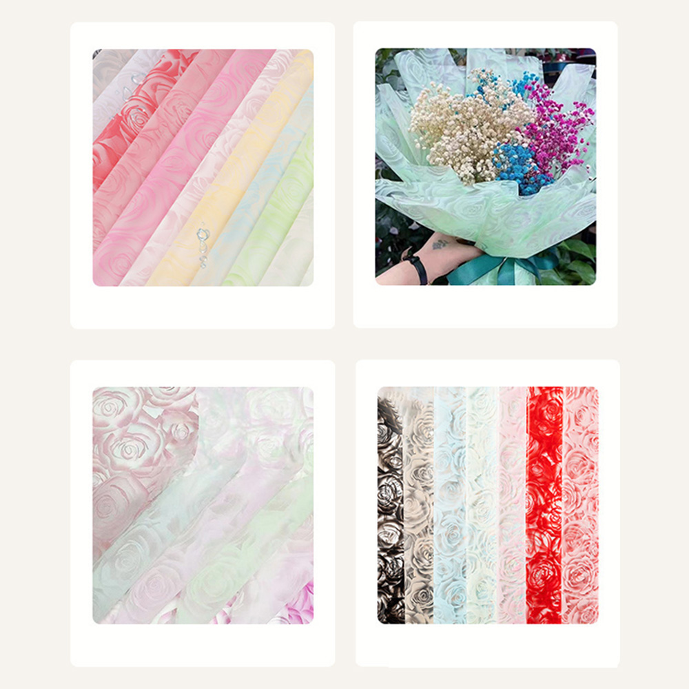 20pcs Flower Wrapping Paper Go - Pattern Tissue Paper のレビューと価格