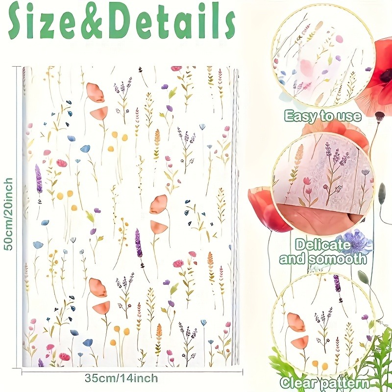 20 Sheets Lavender Print Gift  - Pattern Tissue Paper のレビューと価格
