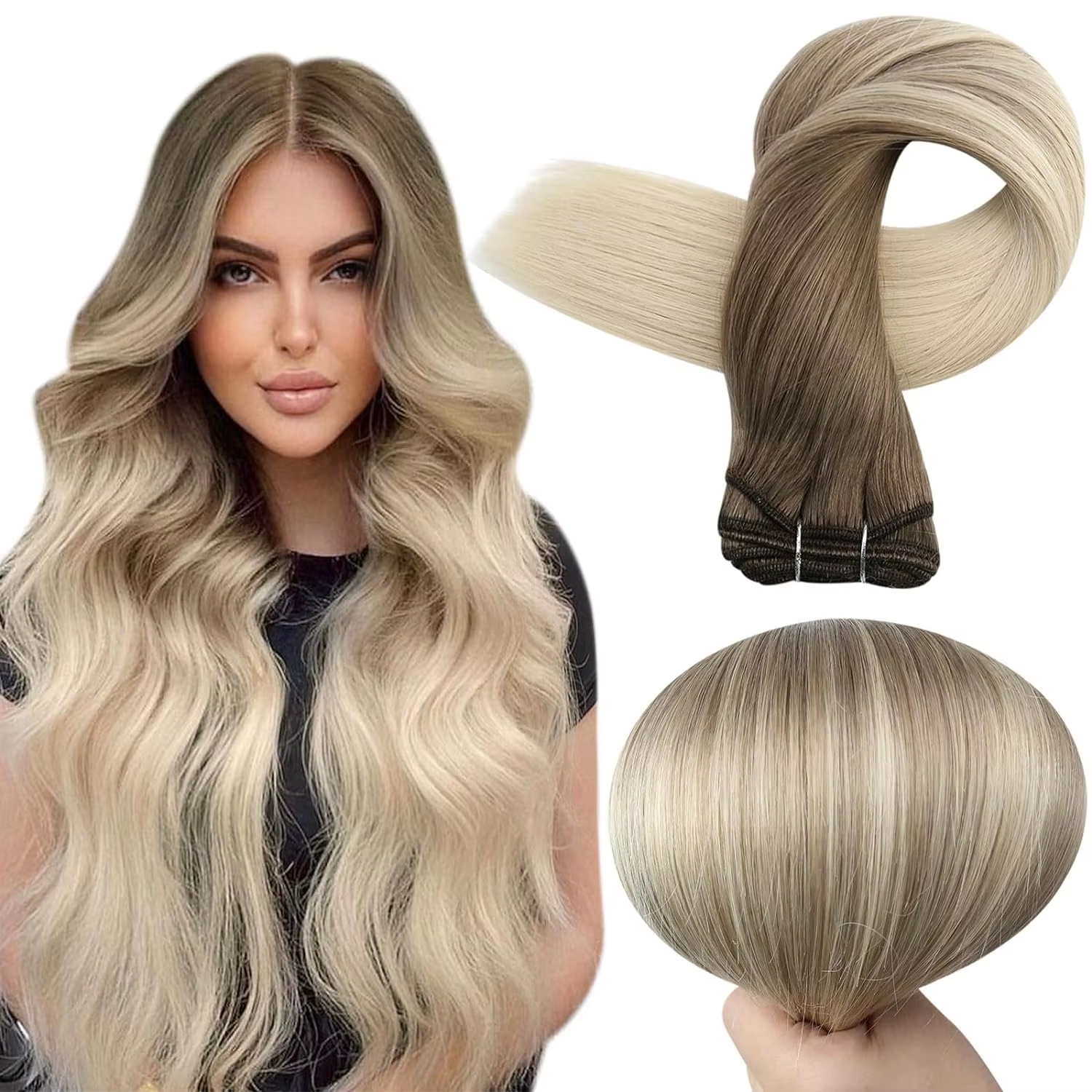 Full Shine Human Hair Weft Ext - Sewing Lab のレビューと価格