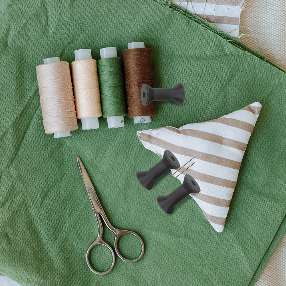 15Pcs Wooden Thread Spools Nat - Thread Bobbins Empty のレビューと価格